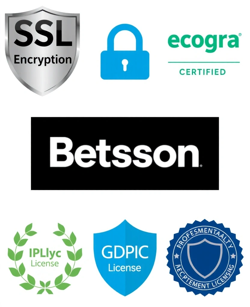 Certificados de seguridad y licencia de Betsson